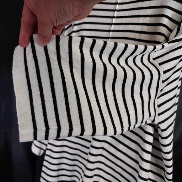 Time Tru Stylish Striped V-Neck Long Sleeve Top Sz XXXL - Picture 12 of 14